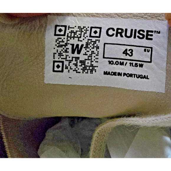 Wolf & Shepherd Cruise Lace-Up Sneaker US 10 EU 43 Light Stone Nubuck Leather - Picture 8 of 10